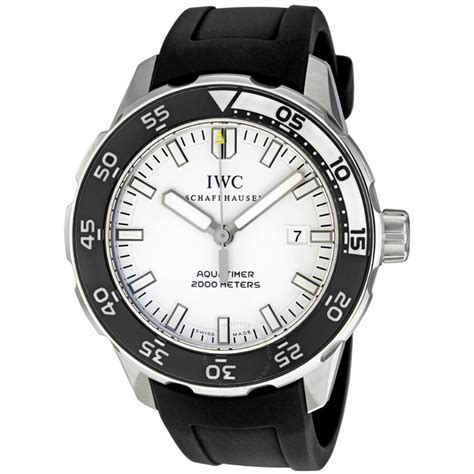 iwc aquatimer 2000 white dial review|iwc gst aquatimer.